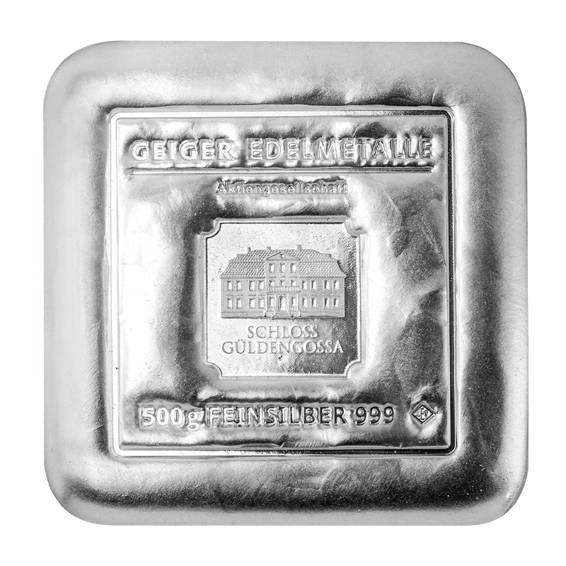 500g silver bar Geiger (cast) – US Marc Gebauer