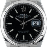 Datejust 36mm Black Dial Full Set 2021 - 126234