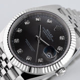 Datejust 41mm Rhodium Diamond Dial 2018 Jubilee  - 126334
