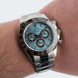 Daytona Platin Ice Blue Dial LC100 2014 - 116506
