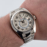 Sky-Dweller 42mm White Gold White Dial LC100 Full Set 2014 - 326939