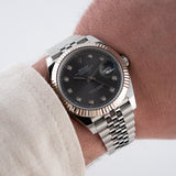 Datejust 41mm Rhodium Diamond Dial 2018 Jubilee  - 126334