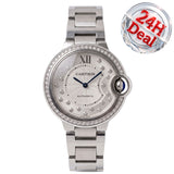 Ballon Bleu de Cartier Steel Diamonds 33mm - W4BB0035