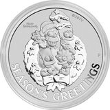 1 ounce silver Simpsons Christmas greetings 2022 (edition 15,000)