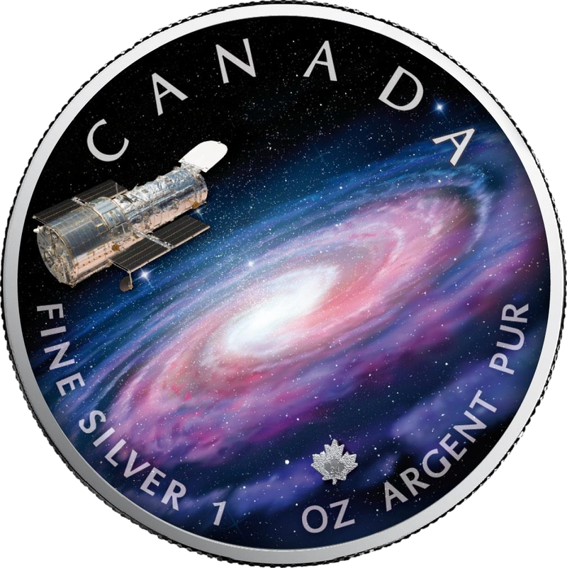 1 ounce Silver Maple Leaf Milky Way 2023 The Universe (Mintage: 2,500)