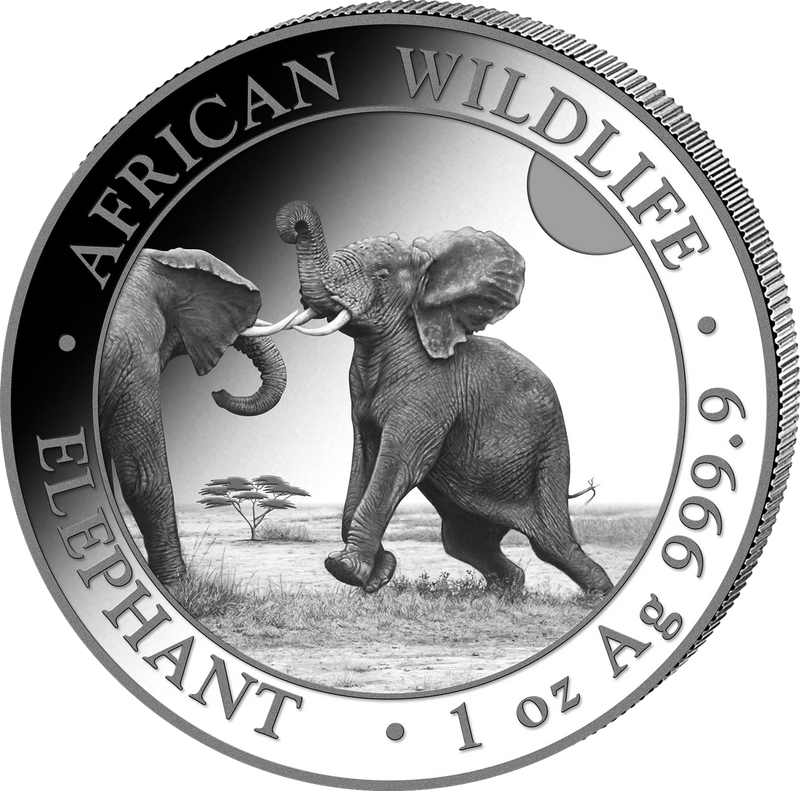 1 oz silver Somalia Elefant 2024