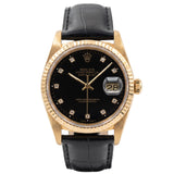 Lady Datejust 36mm Black Diamond Dial 1989 - 16238