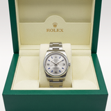 Rolex Oyster Perpetual Air‑King Ref. 114200, 34 mm, weißes Zifferblatt (2011)