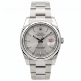 Rolex Datejust 36 Ref. 116200 – Stahl, blaues Zifferblatt (römisch), 36 mm, 2011