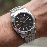 Rolex Milgauss, Black Dial, LC100, Edelstahl, Ref. 116400, 12-2007, B+P