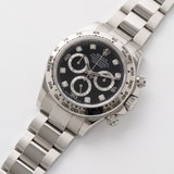Rolex Daytona Cosmograph, Weißgold, Black Diamond Dial, LC100, Ref. 116509, 2021, B+P