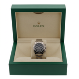 Rolex Daytona Cosmograph, Weißgold, Black Diamond Dial, LC100, Ref. 116509, 2021, B+P