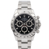 Rolex Daytona 116520, Edelstahl, schwarzes Zifferblatt, Automatik, 40 mm (F‑Serie, ca. 2005)