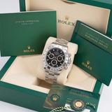 Rolex Daytona 116520, Edelstahl, schwarzes Zifferblatt, Automatik, 40 mm (F‑Serie, ca. 2005)
