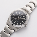 Rolex Oyster Perpetual 34, Black Dial, Oyster, Ref. 124200, 2024, B+P