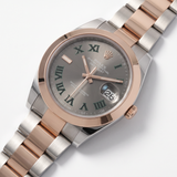 Rolex Datejust 41, Wimbledon Dial, Oyster, Stahl/Everose Gold Erstkaufrechnung, LC100, Ref. 126301, 08-2025, B+P