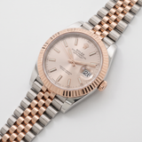 Rolex Datejust 41, Sundust Dial, Jubilee, Everose-Gold, Erstkaufrechnung, Ref. 126331, 2022, B+P