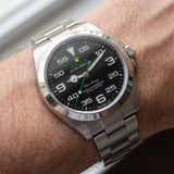 Rolex Air-King, Oyster, Edelstahl Oystersteel, 40mm, LC100, Ref. 126900, 2024, B+P