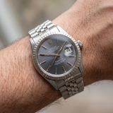 Rolex Datejust 36 Ref. 16030 – 1987 – Grau – Oyster‑Armband