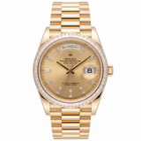 Rolex Day-Date 36 Gelbgold Diamantlünette Ref. m128398tbr-0037 – 2025