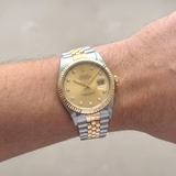 Rolex Datejust 16013 (1984), 36 mm, Stahl/Gold