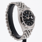Rolex Datejust 36 Ref. 116234 (2006) – Edelstahl/Weißgold, Schwarzes Zifferblatt