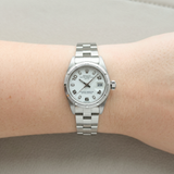 Rolex Datejust 26 mm Ref. 69190 (1996) – Edelstahl, weißes Zifferblatt