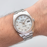 Rolex Datejust 41 Ref. 126334 (2021) – Edelstahl/Weißgold, Automatik, 41 mm
