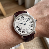 Ronde Louis Cartier White Gold Diamonds 36mm - WR000551