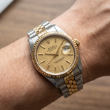 Rolex Datejust 36 Ref. 16233 – Stahl/Gold, schwarzes Zifferblatt (1997)