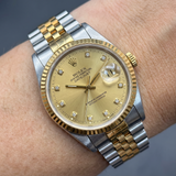 Rolex Datejust 36 Ref. 16233 – Bicolor (Stahl/Gold), graues Zifferblatt