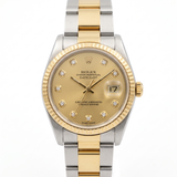 Rolex Datejust 31 Ref. 178243 – Stahl/18 K Gelbgold – 31 mm – Schwarzes Zifferblatt