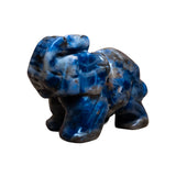 Sodalite Elephant 2" Gemstone Carving