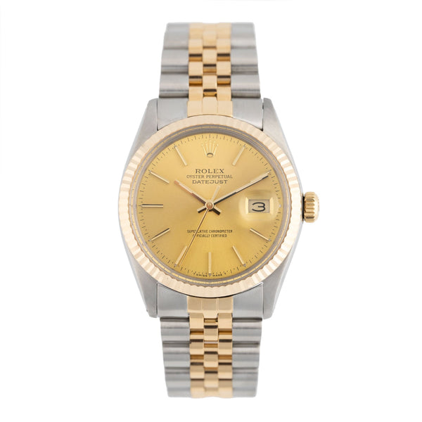 Datejust 36mm Golden Dial 1985 - 16013