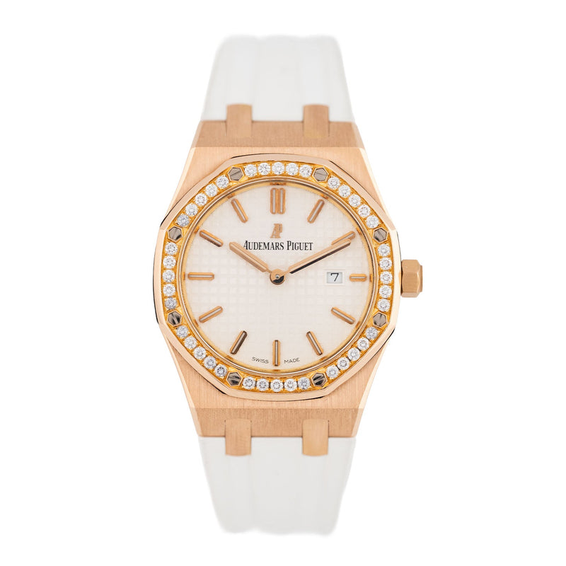 Royal Oak Lady White Dial 2015  - 67651OR.ZZ.D010CA.01