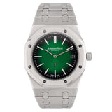 Royal Oak Jumbo Extra Thin "50th Anniversary" 2025 Smoked Green Dial - 16202PT.OO.1240PT.01