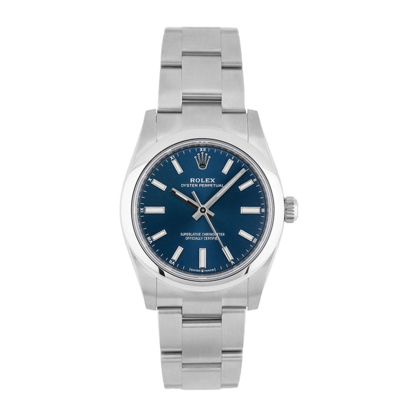 Oyster Perpetual 34mm Blue Dial 2024 - 124200