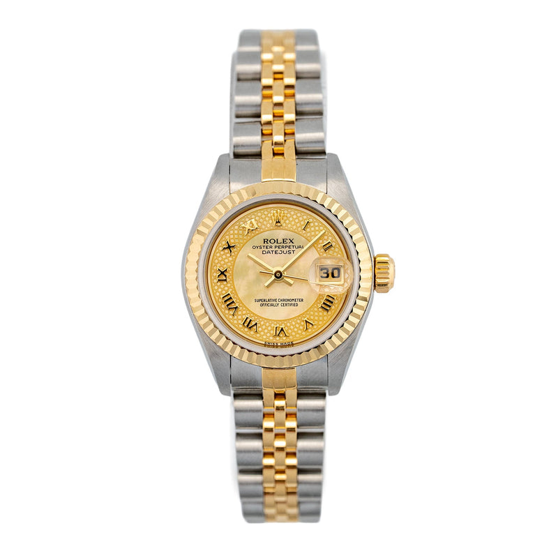 Lady Datejust 26mm Jubilee Roman MOP Dial 2004 - 79173