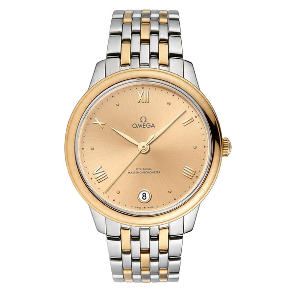OMEGA De Ville ゴールド文字盤 クォーツ 腕時計 De Ville Trésor 34mm Prestige Golden Dial 2026 - 434.20.34.20.08.001