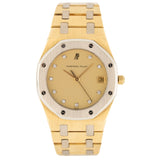 Rare Dual Tone White Gold 18K Yellow Gold - 6023AC