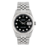 Datejust 36mm Black Diamond Dial 1989 - 16234