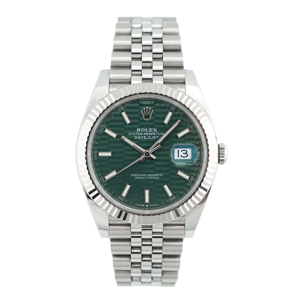 Datejust 41mm Green Motif Dial 2023 Jubilee - 126334
