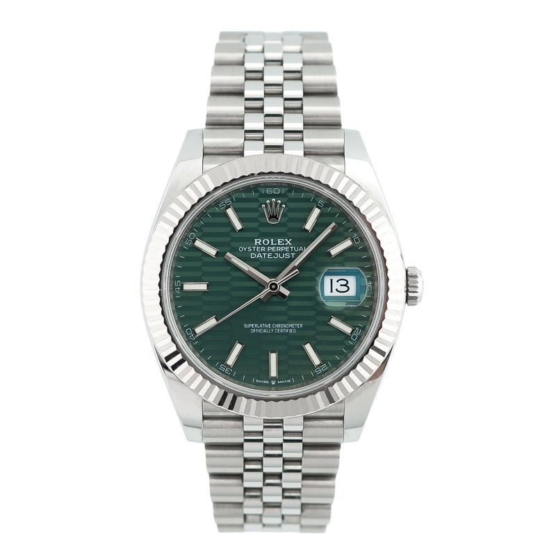 Datejust 41mm Green Motif Dial 2023 Jubilee - 126334
