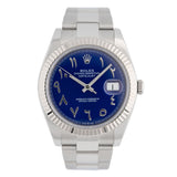 Datejust 41mm Blue Arabic Dial 2019 Oyster - 126334