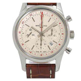 Transocean Chronograph GMT 43mm Silver Dial - AB0451