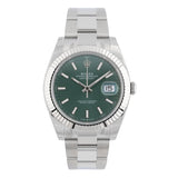 Datejust 41mm Green Dial 2024 Oyster Full Sticker - 126334