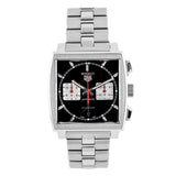 Monaco Stainless Steel Black Dial 39mm Automatic - CBL2113