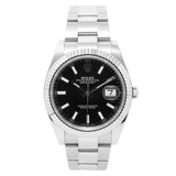 Datejust 41mm Black Dial Full Set LC100 2025 Oyster - 126334