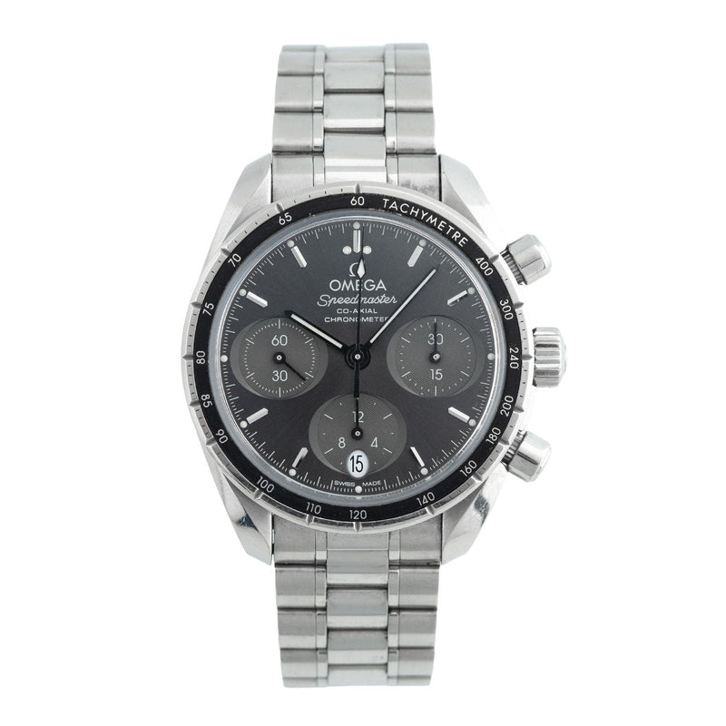 Speedmaster Co-Axial Chronograph 38mm Grey Dial 2018- 324.30.38.50.06.001