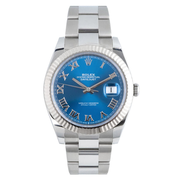 Datejust 41mm Azzurro Dial 2023 Oyster - 126334